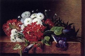 unknow artist Floral, beautiful classical still life of flowers.036